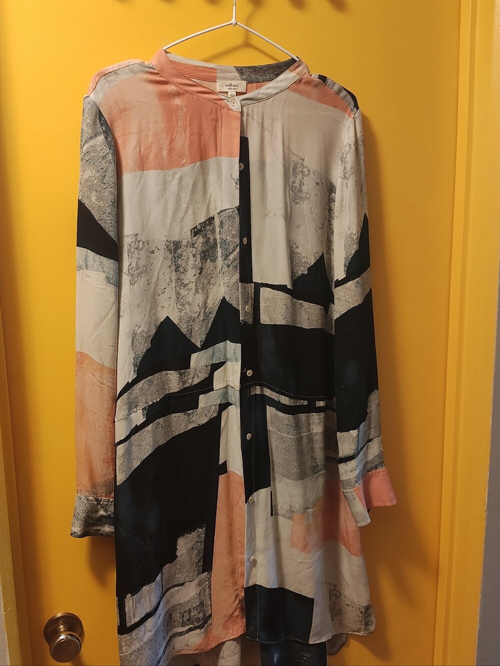 Wilfred L Shirt-dress 100% Silk